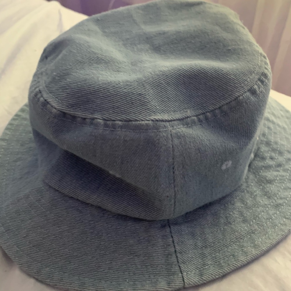 denim bucket hat